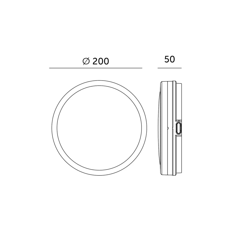 001695 - Stropné LED svietidlo NAIROS G2 12W 3CCT IP65 čierne Kobi Premium