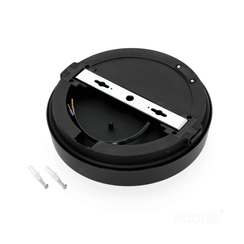 001695 - Stropné LED svietidlo NAIROS G2 12W 3CCT IP65 čierne Kobi Premium