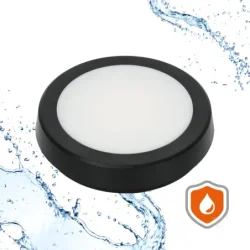 001695 - Stropné LED svietidlo NAIROS G2 12W 3CCT IP65 čierne Kobi Premium