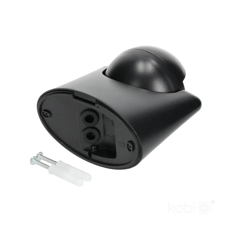 002338 - Pohybový senzor LX39 IP44 180° PIR čierny Kobi Premium