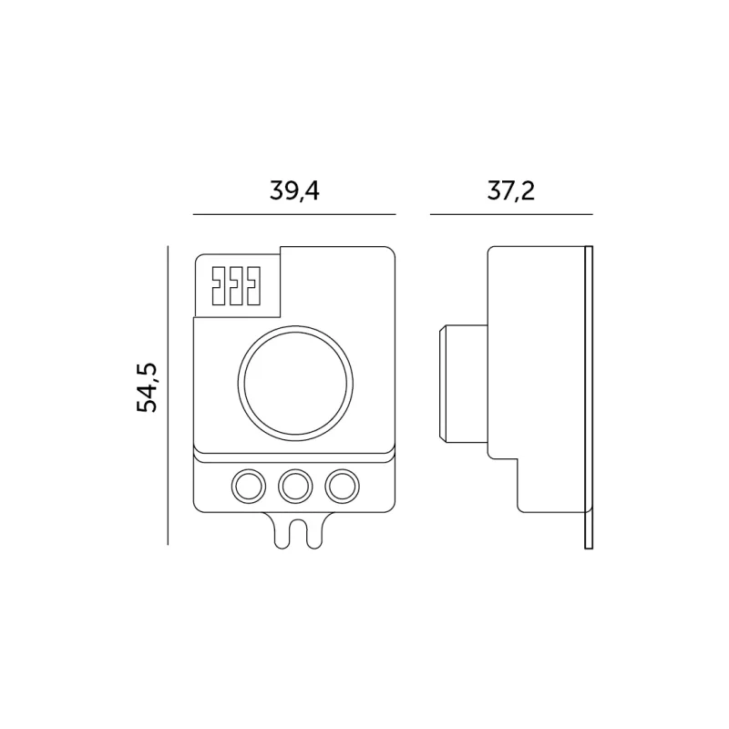 002344 - Pohybový senzor LX701 360° MIC Kobi Pro