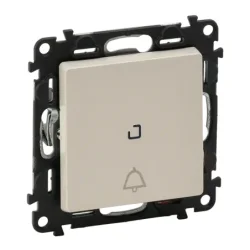 752216 - VALENA LIFE TLAČIDLO SO SIGNÁLKOU (ZVONČEK) BÉŽOVÉ 230V