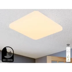 LED stropná lampa OPAL + DO + OVLÁDANIE HLASOM 48W - LC902S/SV