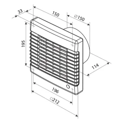 Ventilátor axiálny - 1903011 Ventilátor axiálny - 1903011