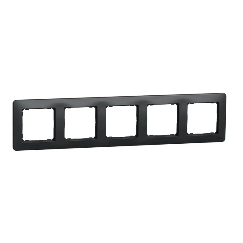 Rámček päťnásobný, Sedna D/E, antracit SDD314805 - SDD314805