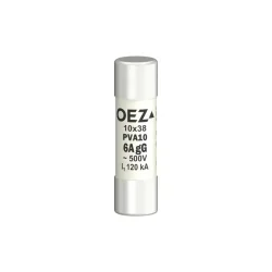 Poistková vložka PVA10 6A gG - OEZ:40750