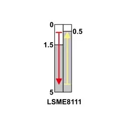 Koncový spínač s kovovým čapom - LSME8111