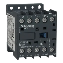 ministýkač 3P (3Z) 16A AC-3 440V-pomocný kontakt 1Z- cievka 24V 50Hz LC1K1610B7 - LC1K1610B7